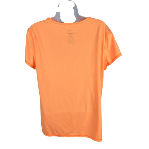 Danskin Now Womens Semi-Fitted Dri-More Orange T-Shirt Size XL - Picture 2 of 4